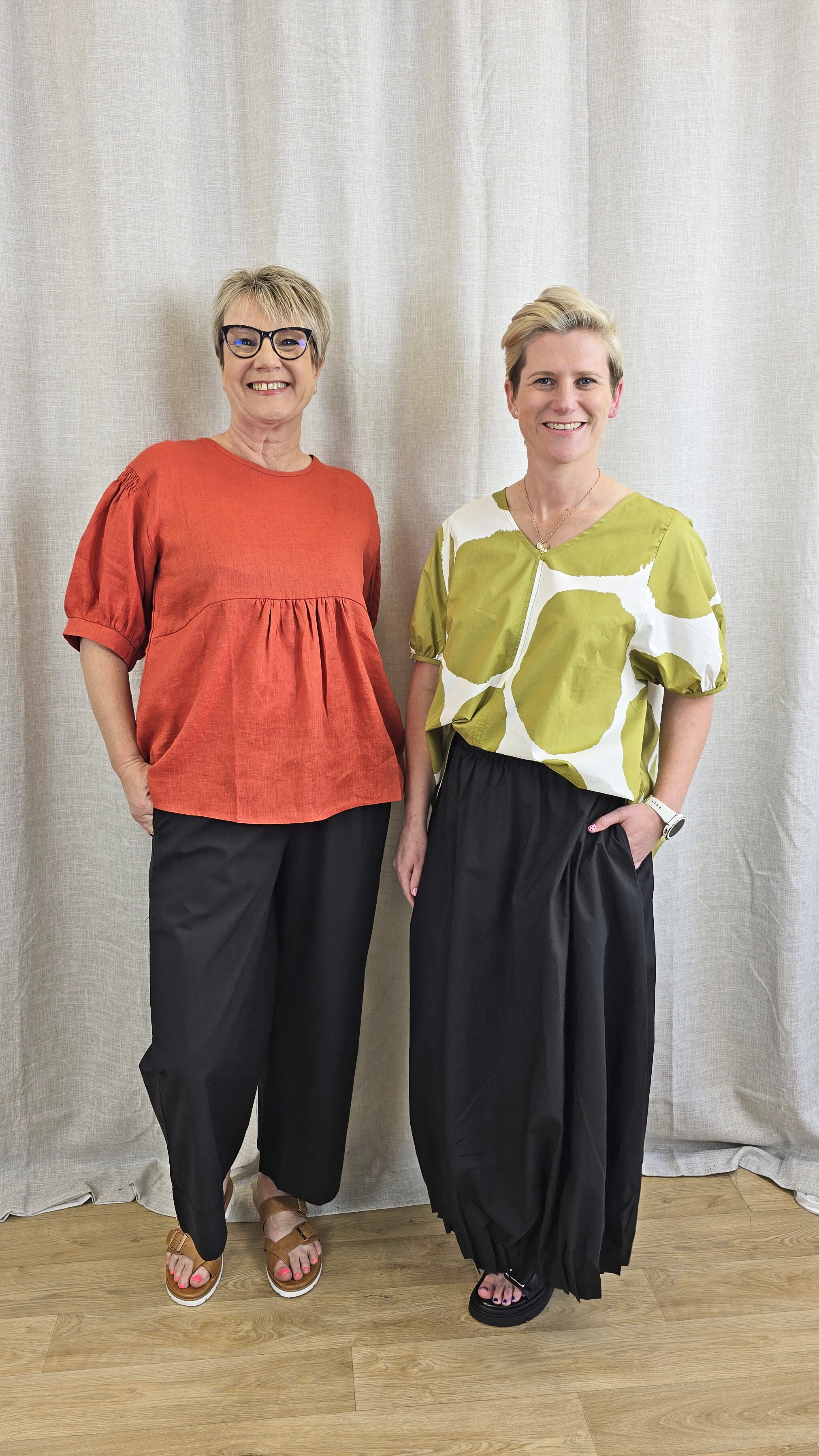 style items clothing on different bodies